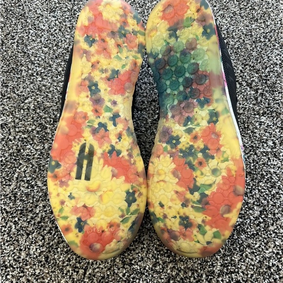 Nobull Mens Black Superfabric Floral Lace Up Training Sneakers Size 12 - Picture 6 of 9